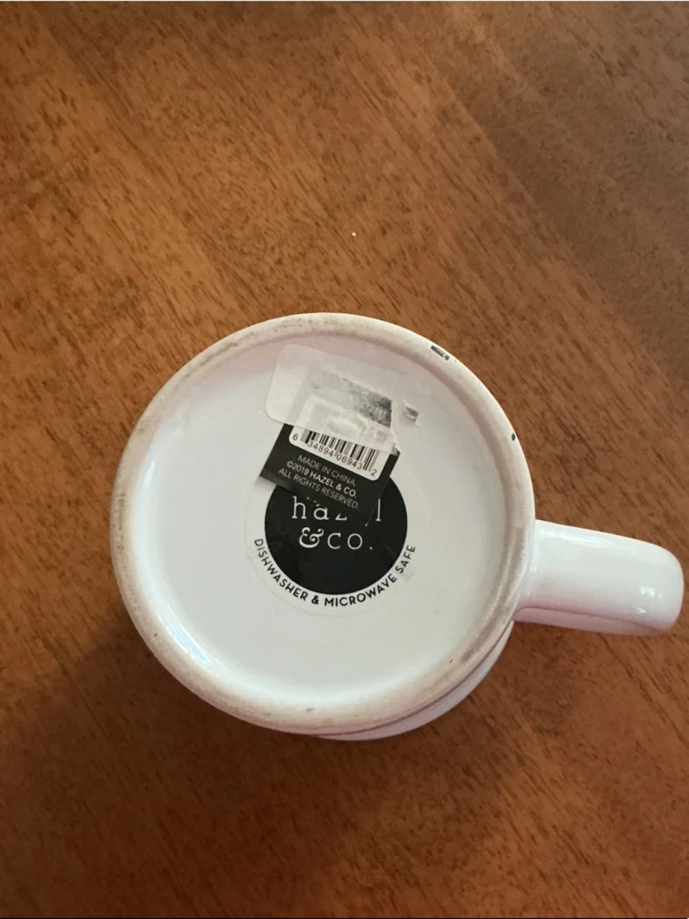 White Teacher Appreciation Mug with Red Heart